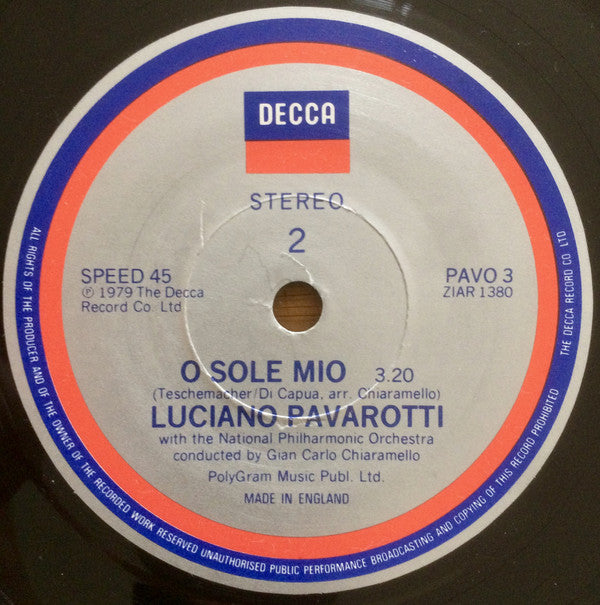 Pavarotti* : Nessun Dorma (7", Single, Pap)