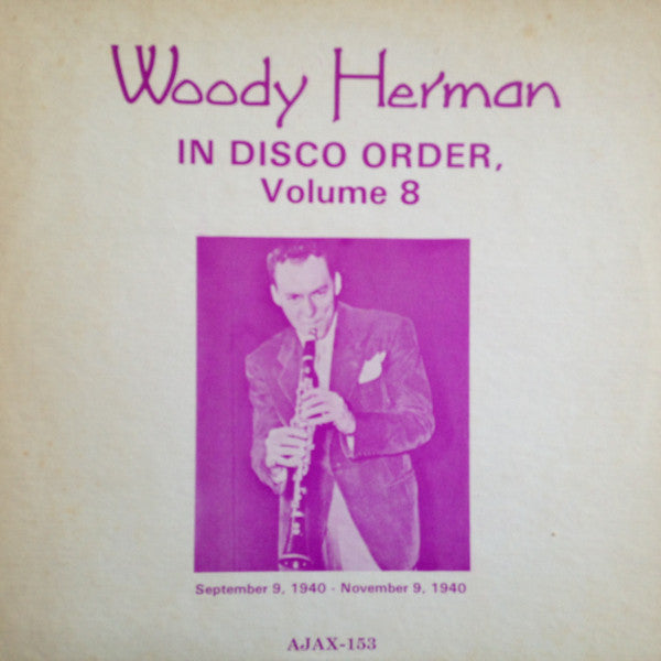 Woody Herman : In Disco Order, Volume 8 (LP, Comp, Mono)