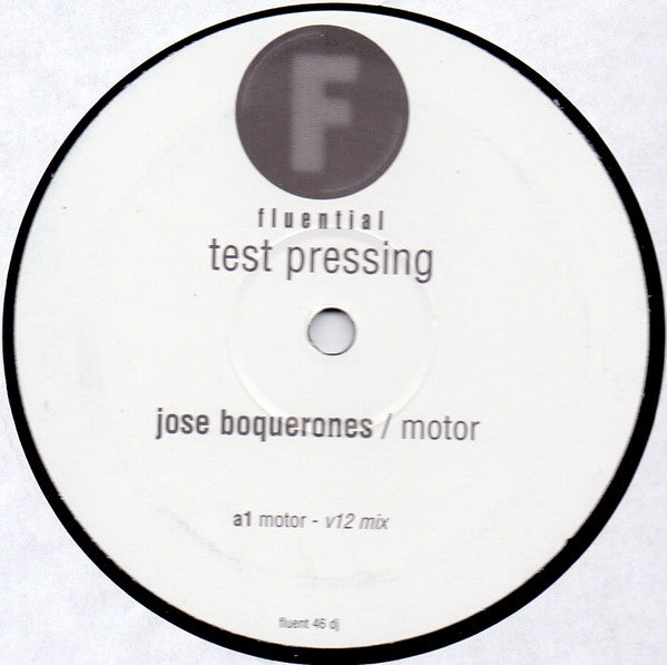 Jose Boquerones : Motor (12", TP)