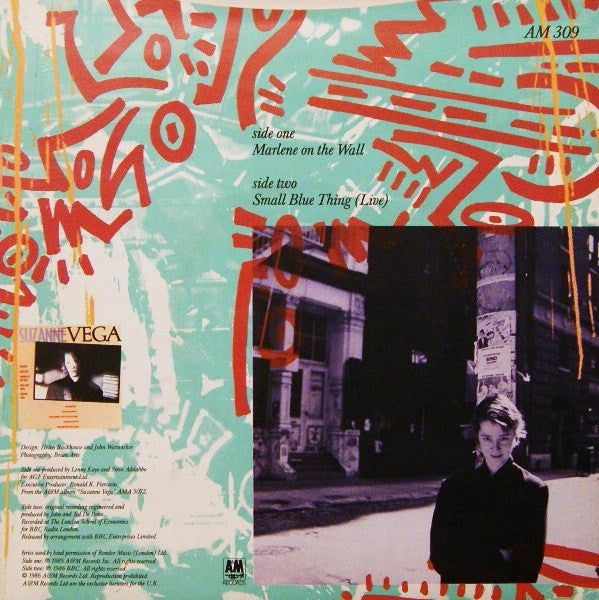 Suzanne Vega : Marlene On The Wall (7", Single, Gre)