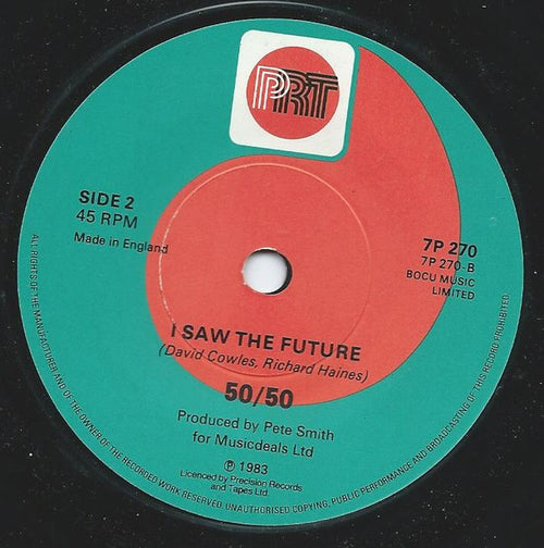 50/50 (6) : Talk Too Much (7", Single)