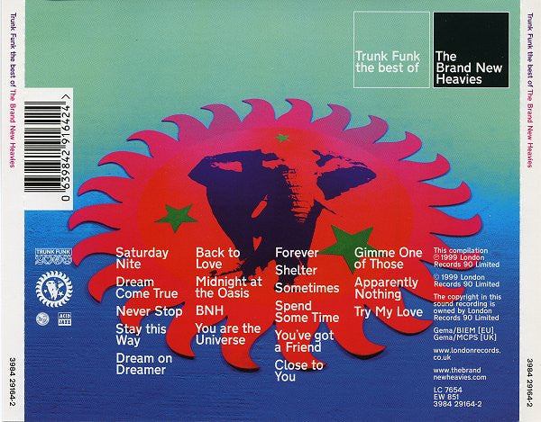 The Brand New Heavies : Trunk Funk (The Best Of The Brand New Heavies) (CD, Comp)