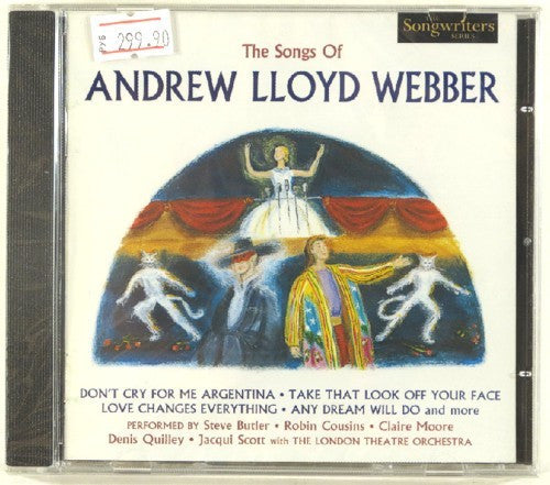 Various, Andrew Lloyd Webber, Steve Butler (8), Robin Cousins, Claire Moore, Denis Quilley, Jacqui Scott, The London Theatre Orchestra : The Songs Of Andrew Lloyd Webber (CD, Album)