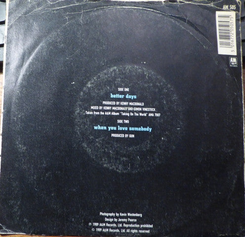 Gun (2) : Better Days (7", Single, Sil)