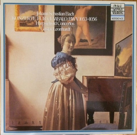 Johann Sebastian Bach, Gustav Leonhardt : Konzerte Fur Cembalo BWV 1053-1056 Harpsichord Concertos (LP, Album)