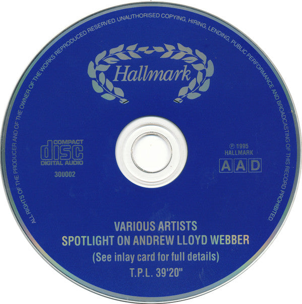 Various : Spotlight On Andrew Lloyd Webber (CD, Comp, RE)