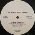 2 Unlimited : Do What's Good For Me (12", Promo)