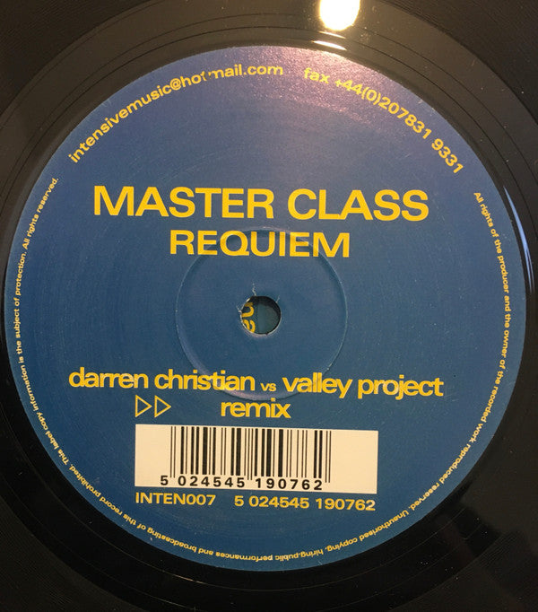 Master Class : Requiem (12")