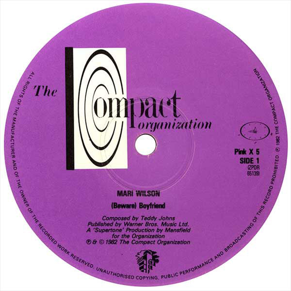 Mari Wilson : Beware Boyfriend (12")
