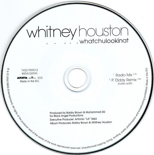 Whitney Houston : Whatchulookinat (CD, Single)