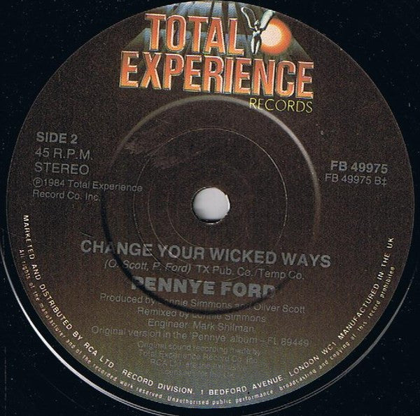 Penny Ford : Dangerous (7", Single)