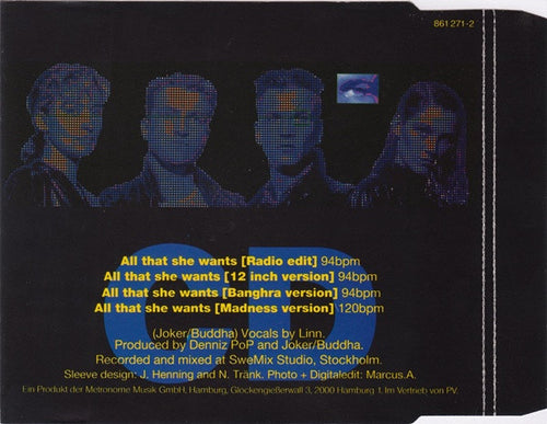 Ace Of Base : All That She Wants (CD, Single)
