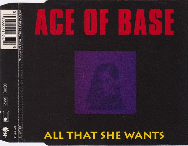 Ace Of Base : All That She Wants (CD, Single)