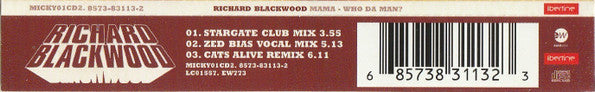 Richard Blackwood : Mama - Who Da Man? (CD, Maxi, CD2)
