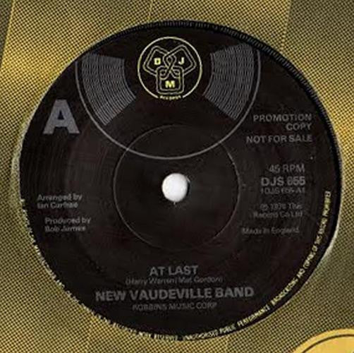 The New Vaudeville Band : At Last (7", Single, Promo)