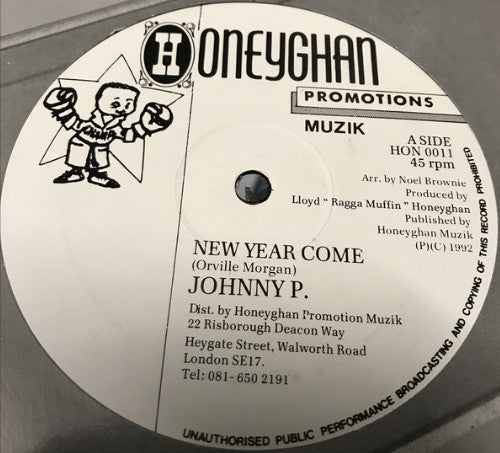 Johnny P : New Year Come (12")
