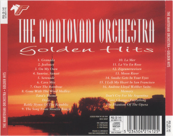 The Mantovani Orchestra : Golden Hits (CD, Album)
