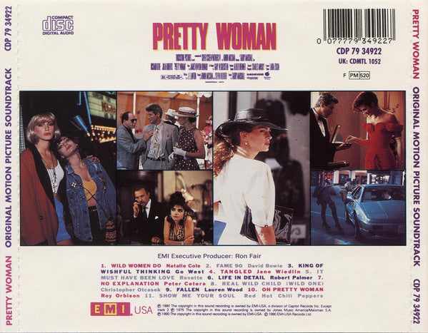 Various : Pretty Woman (Original Motion Picture Soundtrack) (CD, Comp, RE)