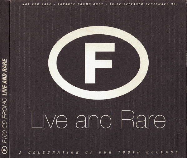 Various : Live And Rare (2xCD, Comp, Ltd, Promo, Car)