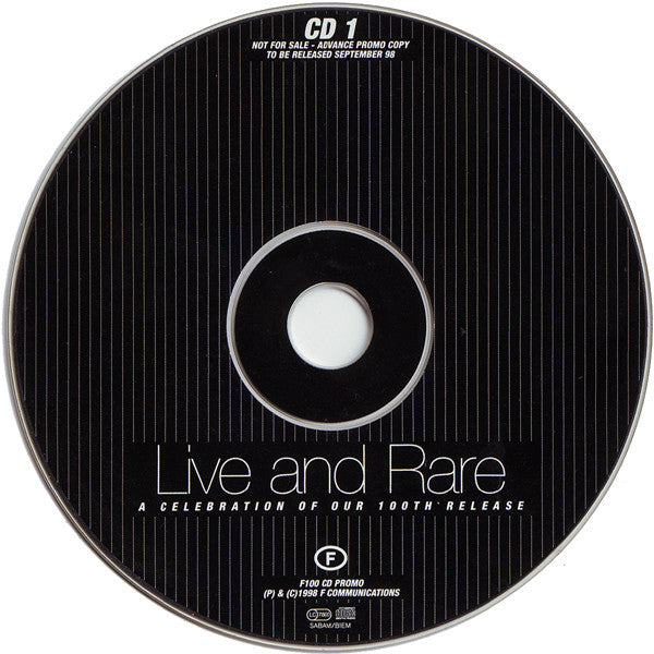Various : Live And Rare (2xCD, Comp, Ltd, Promo, Car)