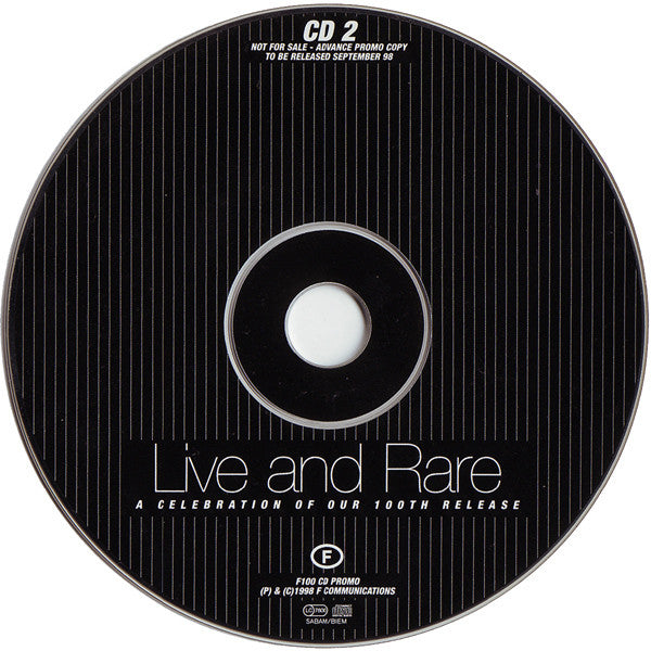 Various : Live And Rare (2xCD, Comp, Ltd, Promo, Car)