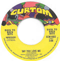 The Impressions : Say You Love Me / Amen (7", Single)