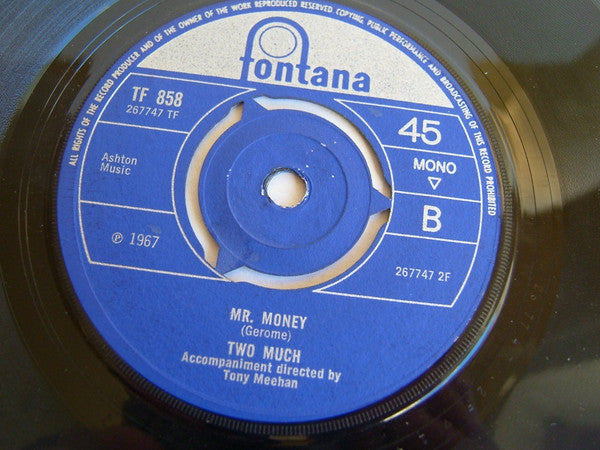 Two Much (4) : Wonderland Of Love (7", Mono)