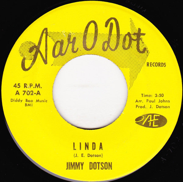 Jimmy Dotson : Linda / Dreams (7")
