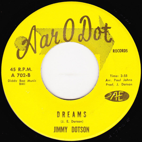 Jimmy Dotson : Linda / Dreams (7")