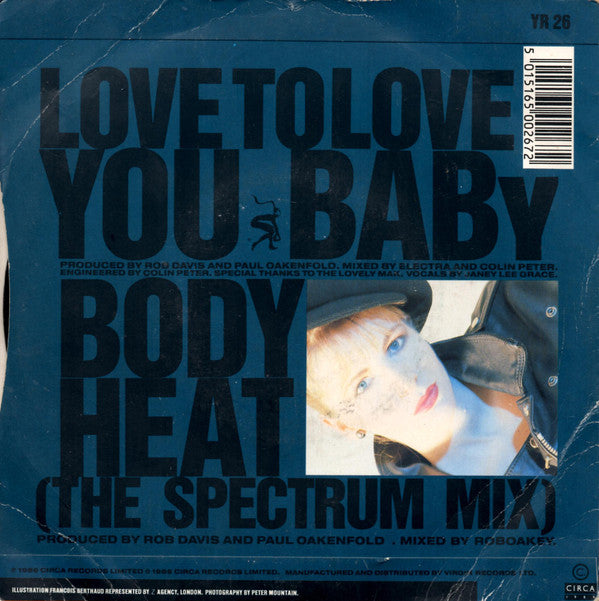 Bali : Love To Love You Baby (7")