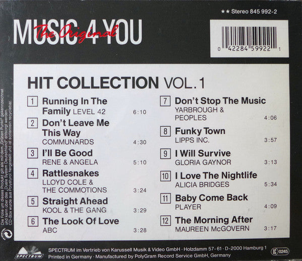 Various : The Original Music 4 You - Hit Collection - Vol. 1 (CD, Comp)