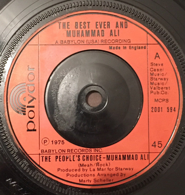 The Best Ever And Muhammad Ali (2) : The People's Choice - Muhammad Ali (7", Single)