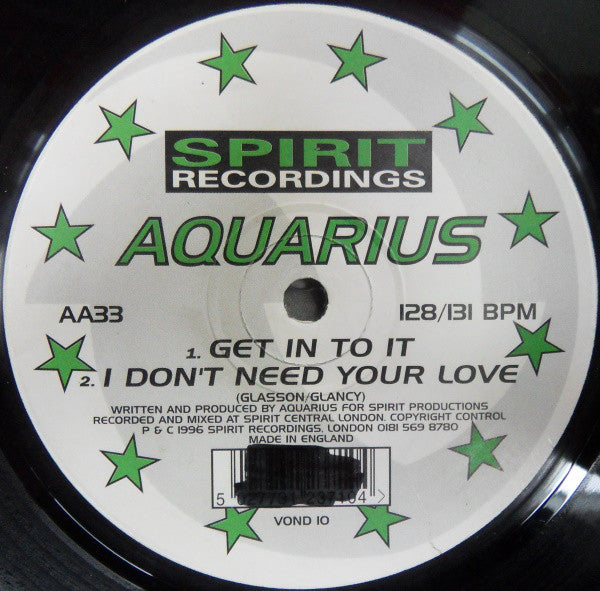 Aquarius (2) : Love Is In The Air (12")