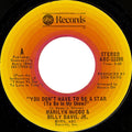 Marilyn McCoo & Billy Davis Jr. : You Don't Have To Be A Star (7", Styrene, Ter)