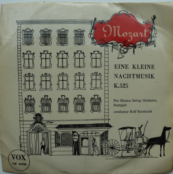 Wolfgang Amadeus Mozart, Pro Musica Orchestra Stuttgart, Rolf Reinhardt : Eine Kleine Nachtmusik (Serenade In G) K. 525 (7", EP, Tri)
