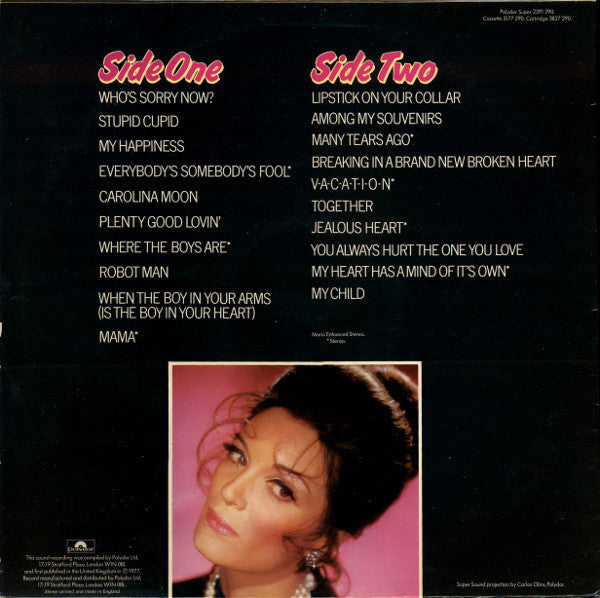 Connie Francis : 20 All Time Greats (LP, Comp)