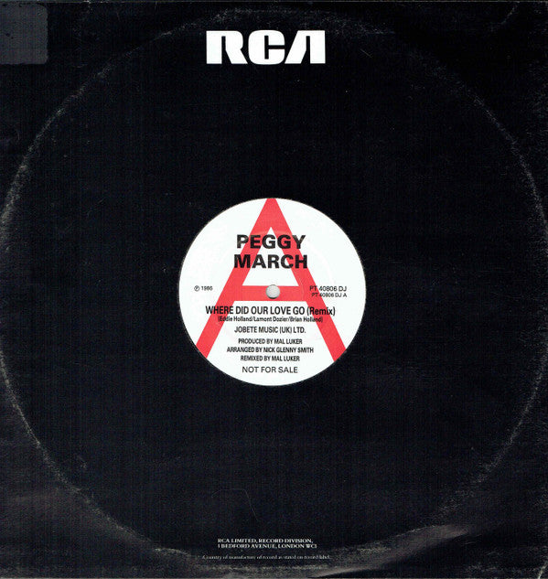 Peggy March : Where Did Our Love Go (12", Single, Promo)