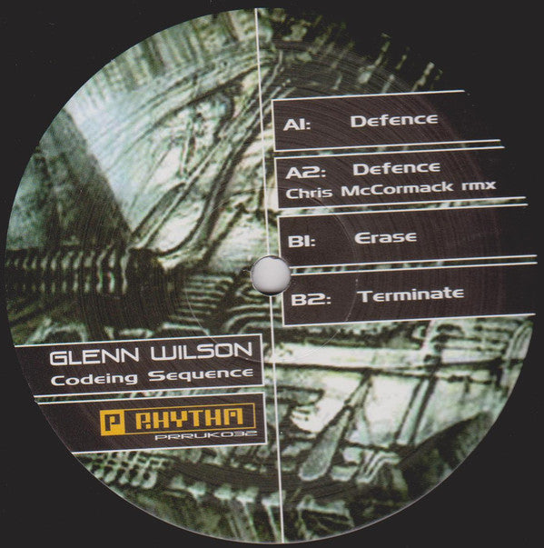 Glenn Wilson : Codeing Sequence (12")