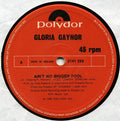 Gloria Gaynor : Ain't No Bigger Fool / Don't Read Me Wrong (12")