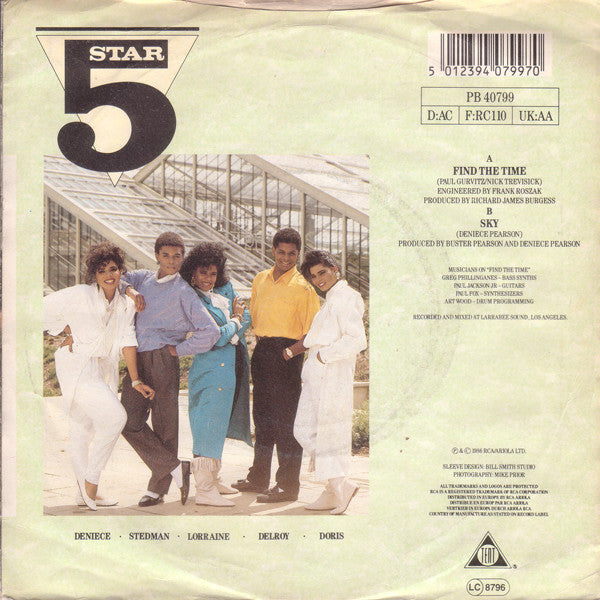 Five Star : Find The Time (7", Single)