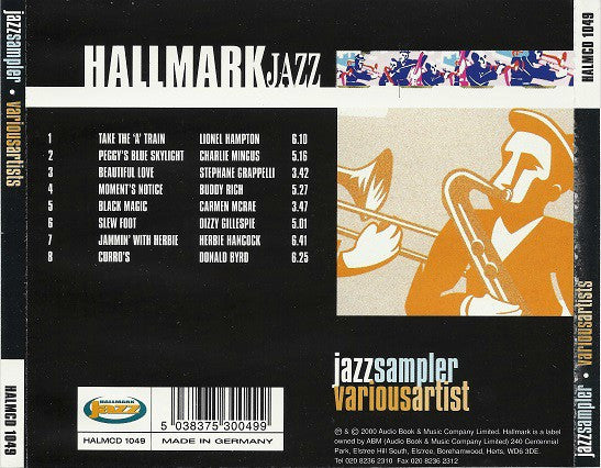 Various : Jazz Sampler (CD, Smplr)