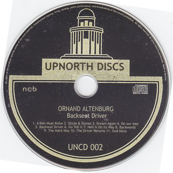 Ornand Altenburg : Backseat Driver (CD, Album)