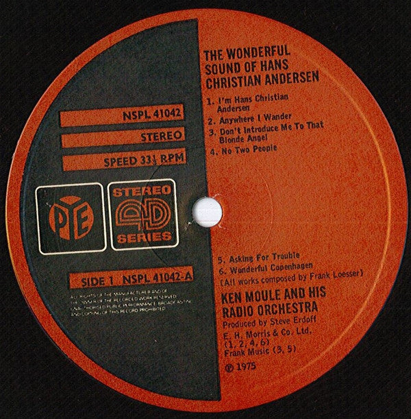 Ken Moule & His Radio Orchestra : The Wonderful Sound Of Hans Christian Andersen (LP)