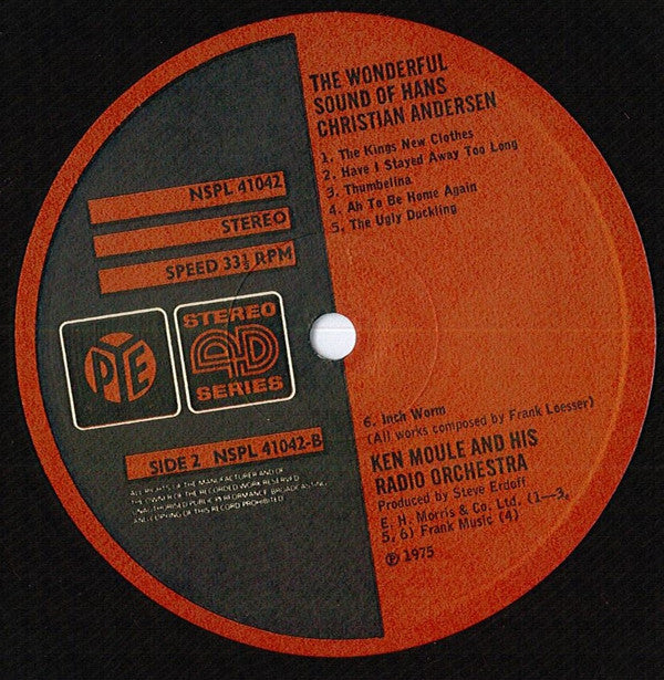 Ken Moule & His Radio Orchestra : The Wonderful Sound Of Hans Christian Andersen (LP)