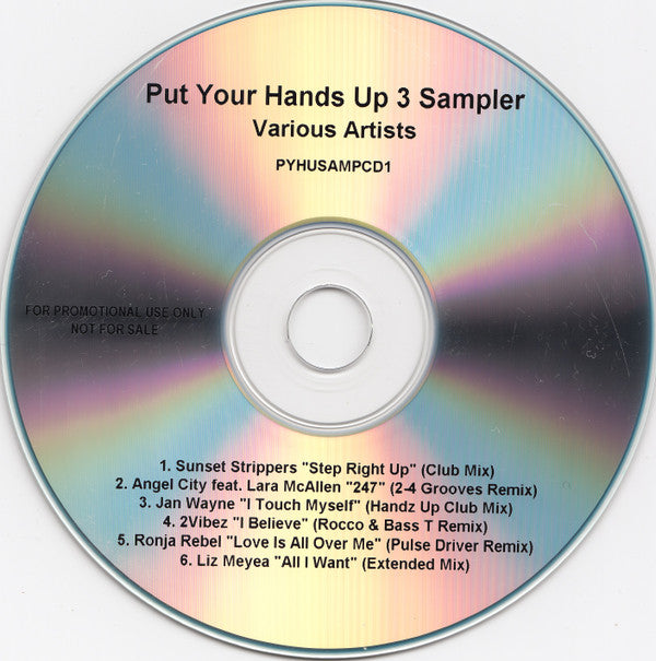 Various : Put Your Hands Up! 3 Sampler (CDr, Smplr)