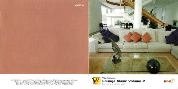Various : Lounge Music Volume 2 (CD, Comp, Promo)