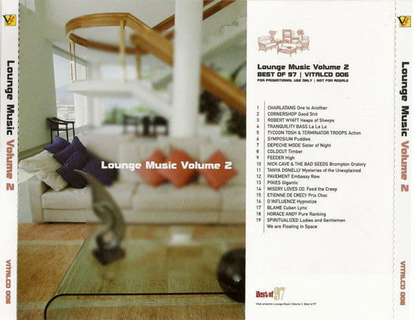 Various : Lounge Music Volume 2 (CD, Comp, Promo)