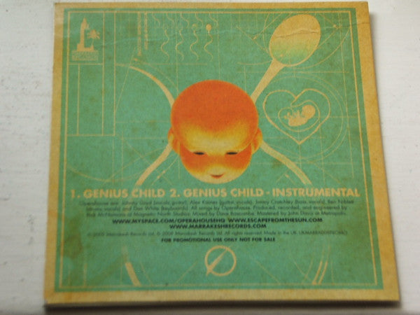 Operahouse : Genius Child (CD, Single, Promo)