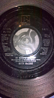 Bitty Mclean : Dedicated To The One I Love (7", Jukebox)