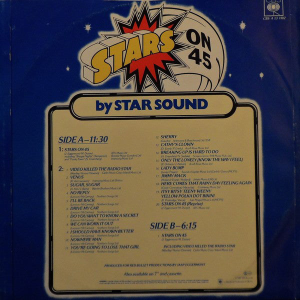 Stars On 45 : Stars On 45 (12")